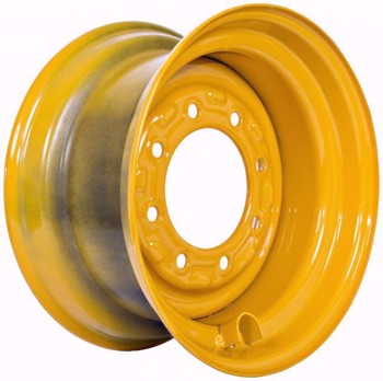 10x16.5 Skid Steer Wheels/Rims 16.5x8.25 - John Deere Yellow