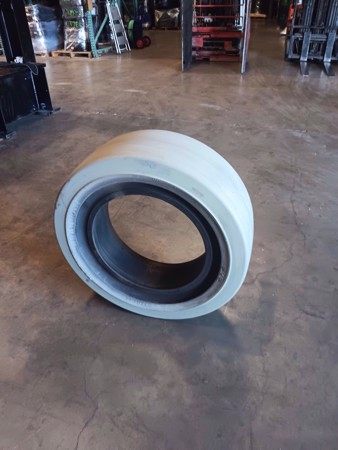 33x12-20/ 12-16.5 Smooth Solid Skid Steer Tires - Non Marking Gray