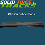 24" 600 mm Clip-On Rubber Pad 175mm Pitch - Heavy Duty